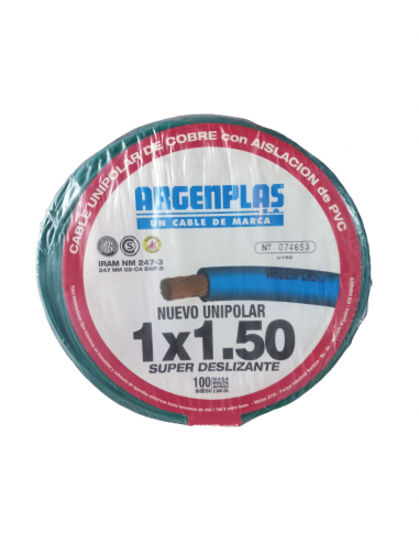 Argenplas U150vea Mts. Cable 1 X 1.50...