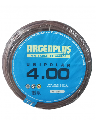 Argenplas U4ma Mts. Cable 1 X 4.00... Argenplas U4ma Mts. Cable 1 X 4.00...