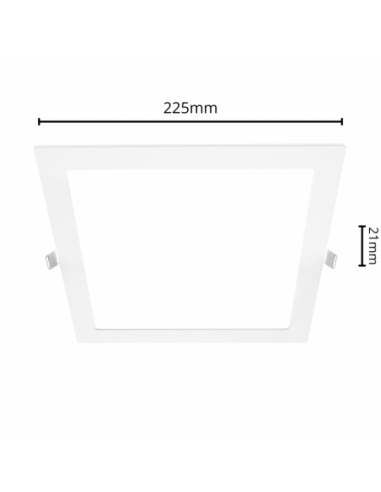 Interelec 403412 Panel Led Embutir...