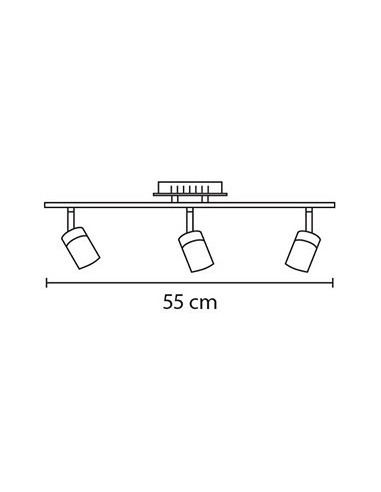 - Dabor Brest-3 Aplique Led 3 X 5w... - Dabor Brest-3 Aplique Led 3 X 5w...