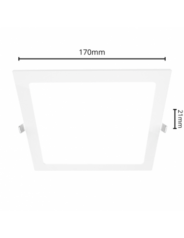 Interelec 403410 Panel Led Embutir...