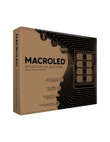 Macroled Fl240drcw Reflector Led 240w...