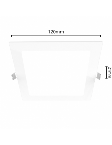 Interelec 403408 Panel Led Embutir...
