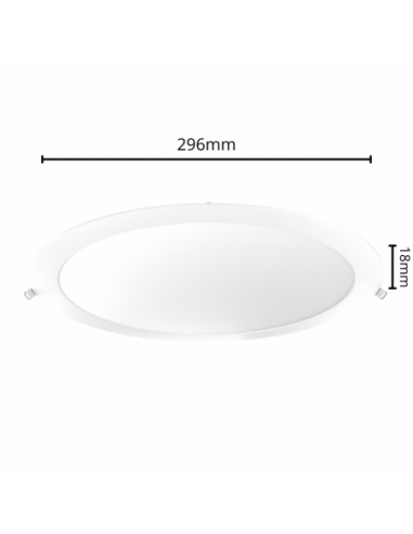 Macroled Per24cw Panel Led Embutir... Macroled Per24cw Panel Led Embutir...