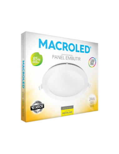Macroled Per24ww Panel Led Embutir... Macroled Per24ww Panel Led Embutir...