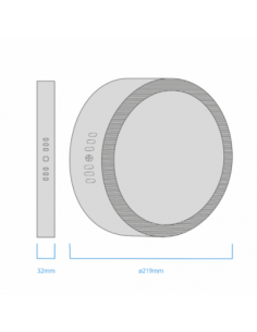 Macroled Pr18nw Plafon Led... 2