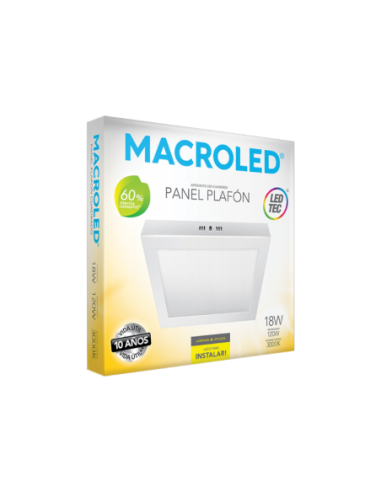 Macroled Pc18ww Plafon Led Sobreponer... Macroled Pc18ww Plafon Led Sobreponer...