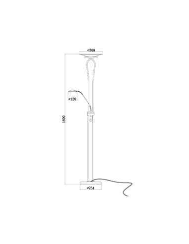 Candil Lp70020 L Lampara De Pie...