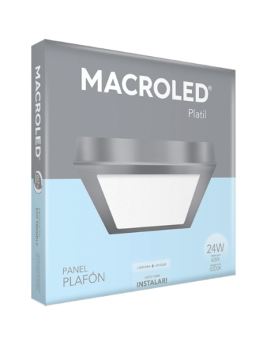 Macroled Ppc24cw 24w Plafon De Sobre...