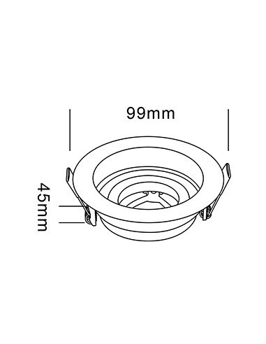 Candil Egu120015 Walid Spot Emb... Candil Egu120015 Walid Spot Emb...