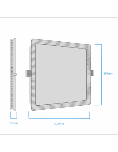 Macroled Npec24cw Panel Led Embutir...