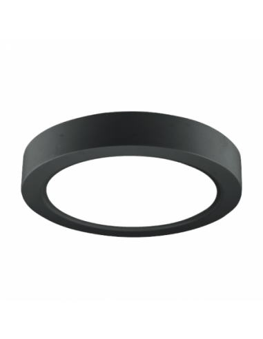Interelec 404905 Plafon Led Negro...