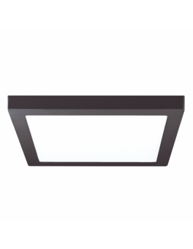 Interelec 404910 Plafon Led Negro...