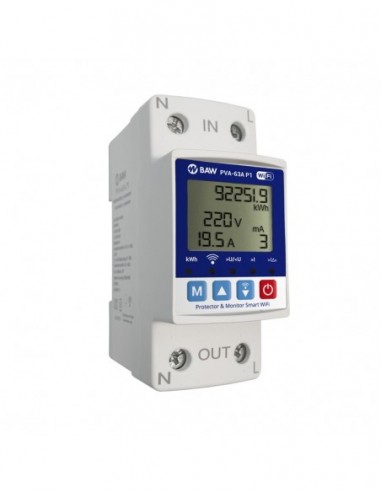 Baw Pva-63a P1 Smart Wifi Din... Baw Pva-63a P1 Smart Wifi Din...