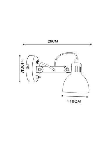 Candil Ape145501 Bl Aplique Cabecera... Candil Ape145501 Bl Aplique Cabecera...