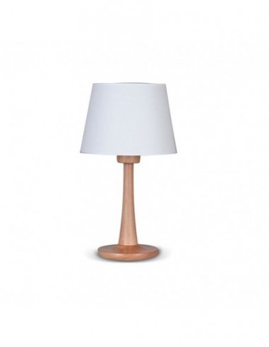 Carilux 1181sp Lampara Mesa Madera De...