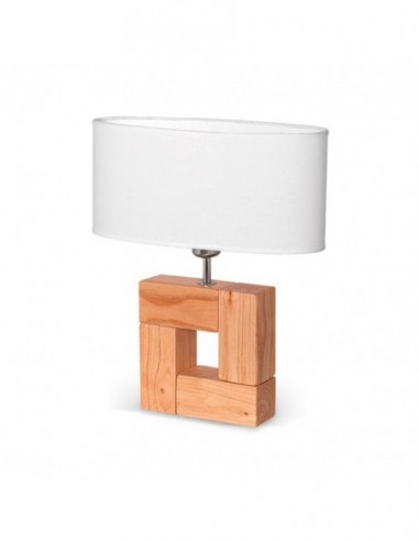 Carilux N18 Lampara Mesa Madera... Carilux N18 Lampara Mesa Madera...