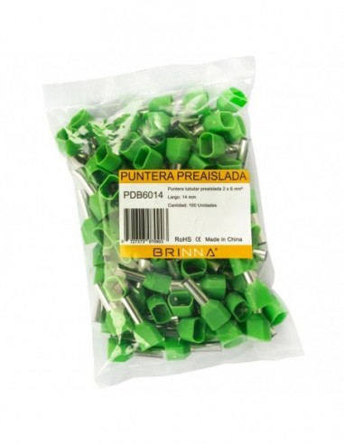 Brinna Pdb6014 Terminal Puntera Doble...