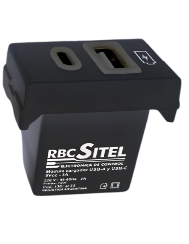 Rbc 1359gr Mod Cargador Usb A C 3a...