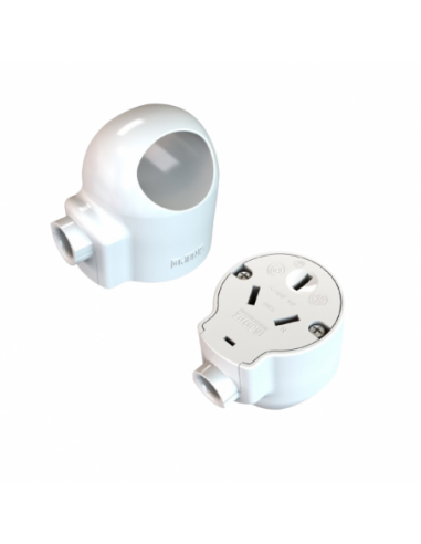 Jeluz Fh620 Ficha Hembra Con Tierra... Jeluz Fh620 Ficha Hembra Con Tierra...