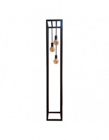 - Seluces 1011 Lampara Pie Negra 3 X...