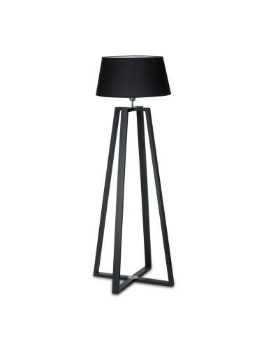 Carilux 1183b Lampara De Pie Madera...