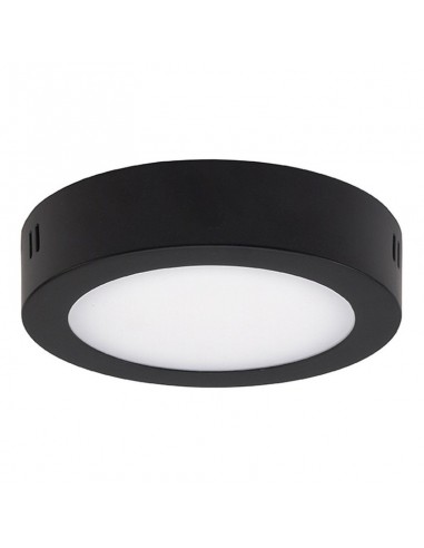 Interelec 404900 Plafon Led Negro...