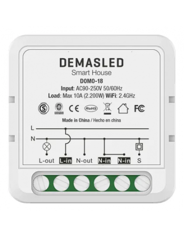 Demasled Domo-18-1g Mini Smart Switch... Demasled Domo-18-1g Mini Smart Switch...