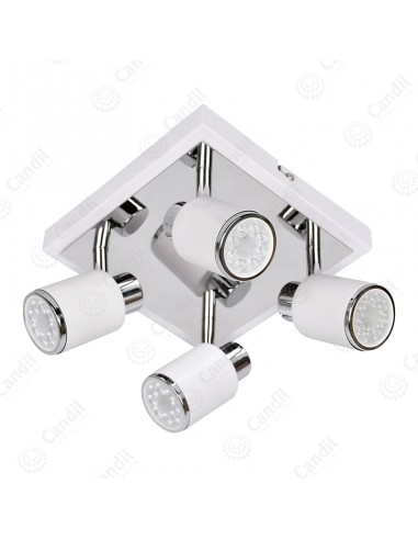 Candil C791 4c Bl Julita Aplique 4 X...