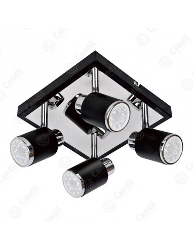 Candil C791 4c Nt Julita Aplique 4 X...