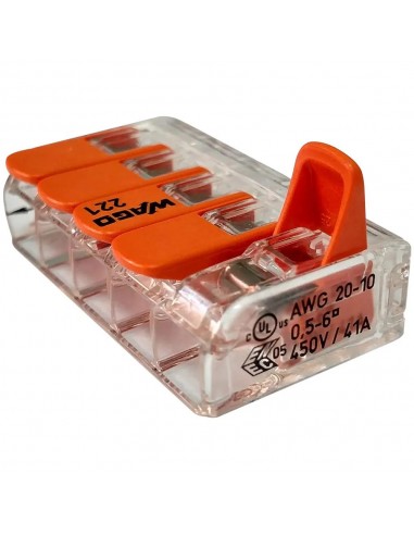 Wago 221-615 Conector De Empalme De 5...