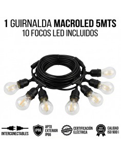 Pack Macroled Guir-5mt-e27...
