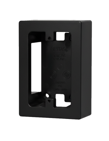 Genrod 02219pn Caja - Negra - Pvc Ext...