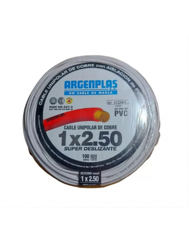 Argenplas U250bl Mts. Cable 1 X 2.50...