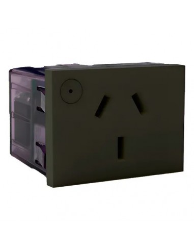 Cambre 2704 Modulo Toma Wifi Gris Negro