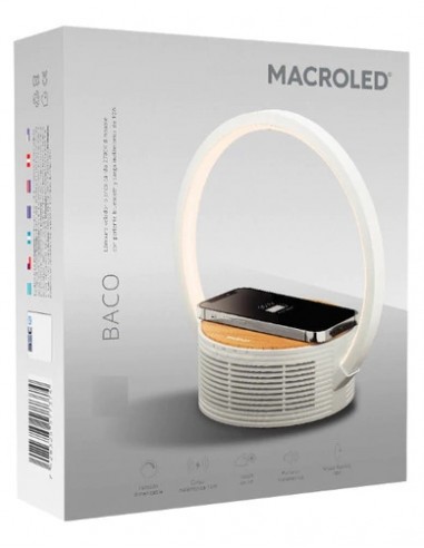 Macroled Baco Velador Madera 5w 180lm...