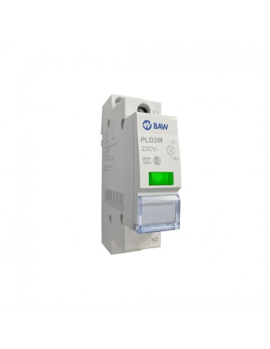 Baw Pld3m Indicador Led Din 230vca Verde