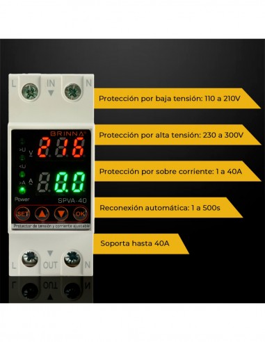 Brinna Spva-40 Protector De Tensión...